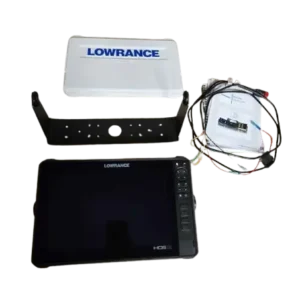 Used Lowrance HDS 12 Live Fish Finder – Includes 3-in-1 Transducer and Accessories
